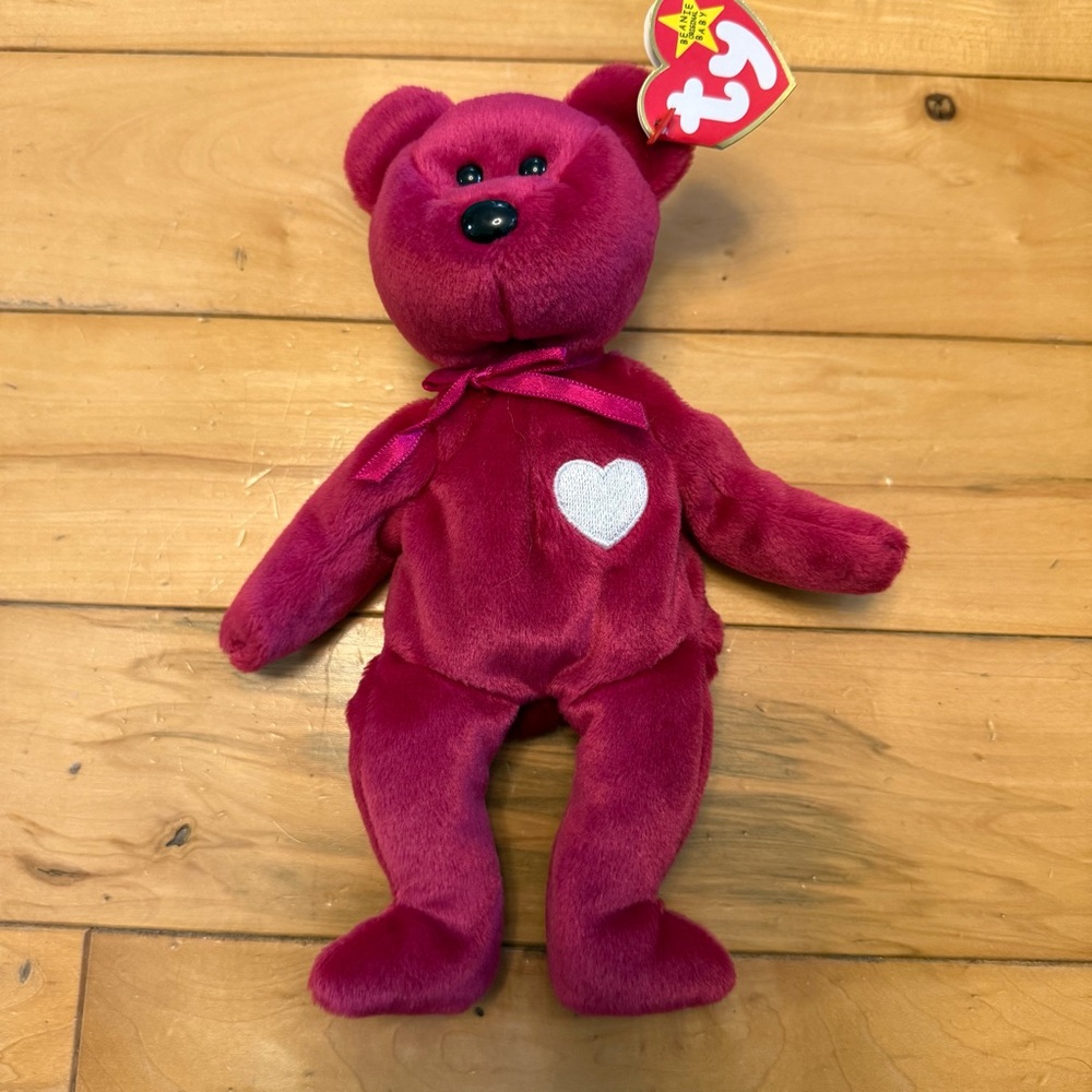 Valentina Plush Bear in Rich Pink